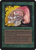 Matte Finish Limited Edition Alpha Llanowar Elves ( #210 )