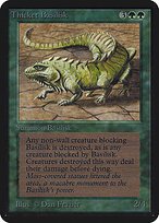 Matte Finish Limited Edition Alpha Thicket Basilisk ( #218 )
