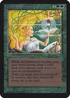 Matte Finish Limited Edition Alpha Verduran Enchantress ( #222 )