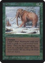 Matte Finish Limited Edition Alpha War Mammoth ( #227 )