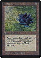 Matte Finish Limited Edition Alpha Black Lotus ( #232 )