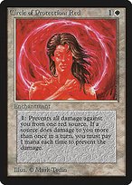 Glossy Finish Limited Edition Beta Circle of Protection: Red ( #13 )