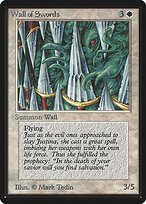 Glossy Finish Limited Edition Beta Wall of Swords ( #43 )