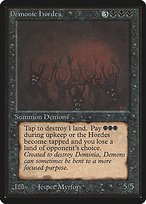 Glossy Finish Limited Edition Beta Demonic Hordes ( #104 )