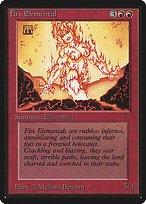 Glossy Finish Limited Edition Beta Fire Elemental ( #149 )