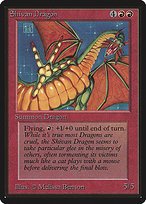 Glossy Finish Limited Edition Beta Shivan Dragon ( #175 )