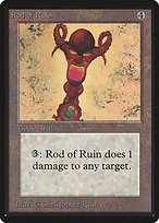 Glossy Finish Limited Edition Beta Rod of Ruin ( #269 )