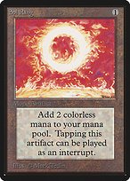 Glossy Finish Limited Edition Beta Sol Ring ( #270 )