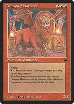 Glossy Finish Legends Crimson Manticore ( #140 )