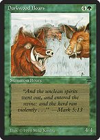 Glossy Finish Legends Durkwood Boars ( #182 )