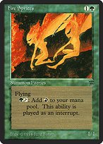 Glossy Finish Legends Fire Sprites ( #186 )