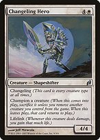 Matte Finish Lorwyn Changeling Hero ( #9 )
