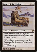 Matte Finish Lorwyn Favor of the Mighty ( #14 )