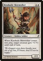 Matte Finish Lorwyn Kinsbaile Skirmisher ( #24 )