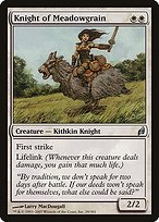 Matte Finish Lorwyn Knight of Meadowgrain ( #28 )