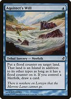 Matte Finish Lorwyn Aquitect's Will ( #52 )