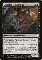 Matte Finish Lorwyn Skeletal Changeling ( #140 )