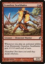 Matte Finish Lorwyn Ceaseless Searblades ( #158 )