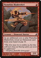 Matte Finish Lorwyn Flamekin Bladewhirl ( #165 )