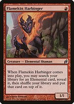 Matte Finish Lorwyn Flamekin Harbinger ( #167 )