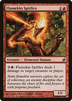 Matte Finish Lorwyn Flamekin Spitfire ( #168 )