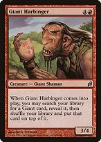 Matte Finish Lorwyn Giant Harbinger ( #169 )