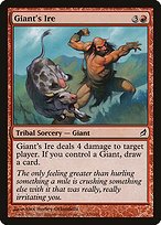 Matte Finish Lorwyn Giant's Ire ( #170 )