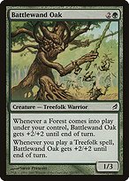 Matte Finish Lorwyn Battlewand Oak ( #197 )