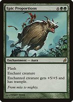 Matte Finish Lorwyn Epic Proportions ( #209 )