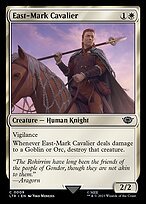 Glossy Finish The Lord of the Rings: Tales of Middle-earth East-Mark Cavalier ( #9 )