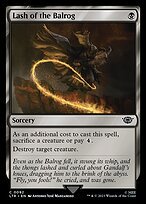 Glossy Finish The Lord of the Rings: Tales of Middle-earth Lash of the Balrog ( #92 )