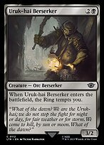 Glossy Finish The Lord of the Rings: Tales of Middle-earth Uruk-hai Berserker ( #112 )