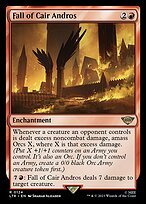 Glossy Finish The Lord of the Rings: Tales of Middle-earth Fall of Cair Andros ( #124 )