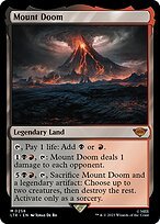 Glossy Finish The Lord of the Rings: Tales of Middle-earth Mount Doom ( #258 )