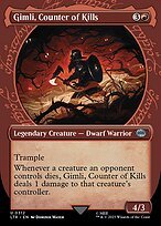 Glossy Finish The Lord of the Rings: Tales of Middle-earth Gimli, Counter of Kills ( #312 )