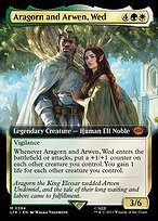Glossy Finish The Lord of the Rings: Tales of Middle-earth Aragorn and Arwen, Wed ( #394 )