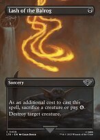 Matte Finish The Lord of the Rings: Tales of Middle-earth Lash of the Balrog ( #408 )
