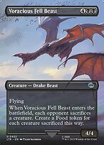 Matte Finish The Lord of the Rings: Tales of Middle-earth Voracious Fell Beast ( #422 )