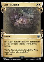 Matte Finish The Lord of the Rings: Tales of Middle-earth Lost to Legend ( #473 )