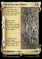 Matte Finish The Lord of the Rings: Tales of Middle-earth War of the Last Alliance ( #487 )