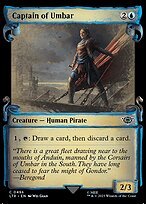 Matte Finish The Lord of the Rings: Tales of Middle-earth Captain of Umbar ( #496 )
