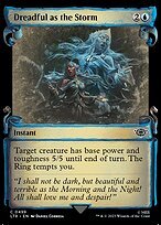 Matte Finish The Lord of the Rings: Tales of Middle-earth Dreadful as the Storm ( #499 )