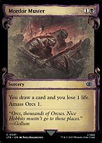 Matte Finish The Lord of the Rings: Tales of Middle-earth Mordor Muster ( #547 )