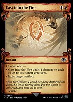 Matte Finish The Lord of the Rings: Tales of Middle-earth Cast into the Fire ( #569 )
