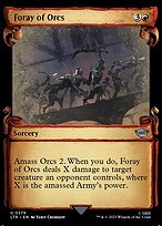 Matte Finish The Lord of the Rings: Tales of Middle-earth Foray of Orcs ( #579 )