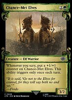 Matte Finish The Lord of the Rings: Tales of Middle-earth Chance-Met Elves ( #608 )