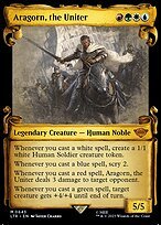 Matte Finish The Lord of the Rings: Tales of Middle-earth Aragorn, the Uniter ( #643 )