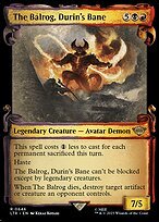 Matte Finish The Lord of the Rings: Tales of Middle-earth The Balrog, Durin's Bane ( #646 )
