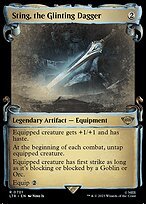 Matte Finish The Lord of the Rings: Tales of Middle-earth Sting, the Glinting Dagger ( #701 )