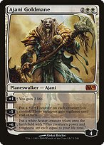 Matte Finish Magic 2010 Ajani Goldmane ( #1 )